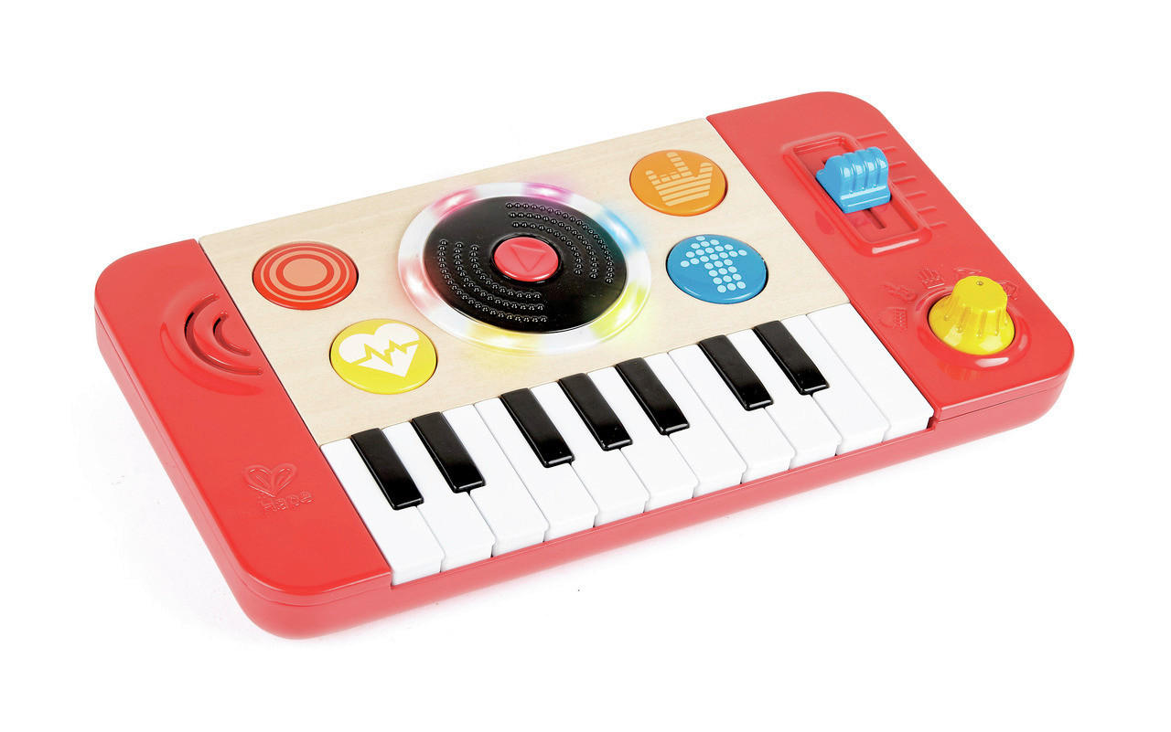KINDER-MUSIC-PLAYER - Hellrot, Basics, Holzwerkstoff/Kunststoff (34/4,2/18,5cm) - Hape