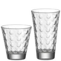 GLÄSERSET Optic  8-teilig  - Transparent, Glas - Leonardo