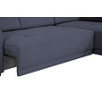 ECKSOFA Blau Struktur  - Blau/Schwarz, Design, Kunststoff/Textil (284/205cm) - Xora