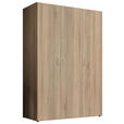 DREHTÜRENSCHRANK in Sonoma Eiche - Alufarben/Sonoma Eiche, KONVENTIONELL, Holzwerkstoff/Kunststoff (121/176/51cm) - Carryhome