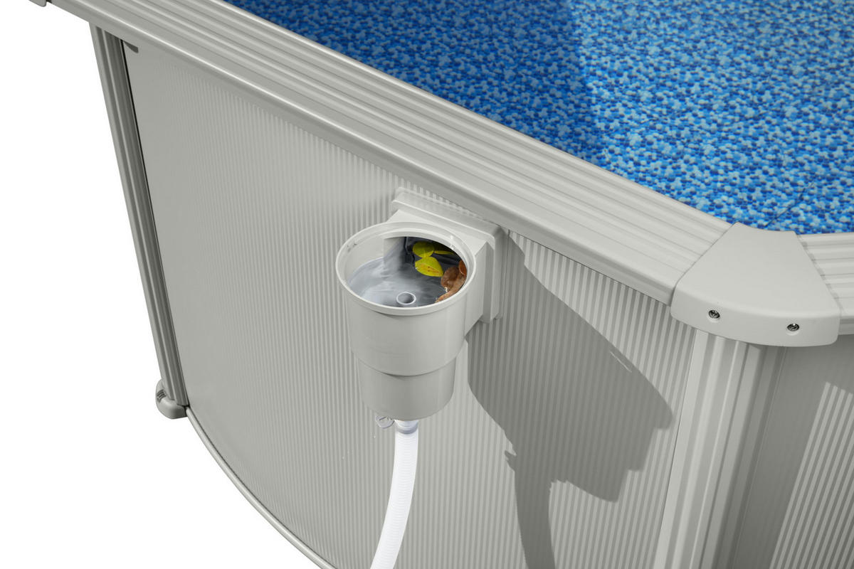 POOL SET 56384 460/120 cm  - Blau/Grau, KONVENTIONELL, Kunststoff/Metall (460/120cm) - Bestway