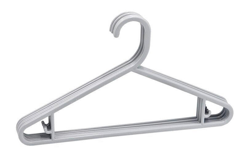 KINDERKLEIDERBÜGELSET Kunststoff  - Hellgrau, Basics, Kunststoff - My Baby Lou