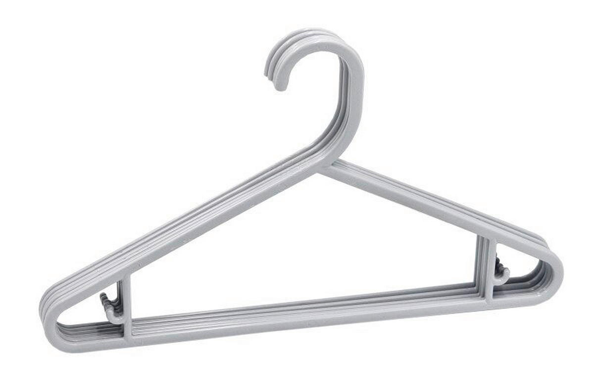 KINDERKLEIDERBÜGELSET Kunststoff  - Hellgrau, Basics, Kunststoff - My Baby Lou