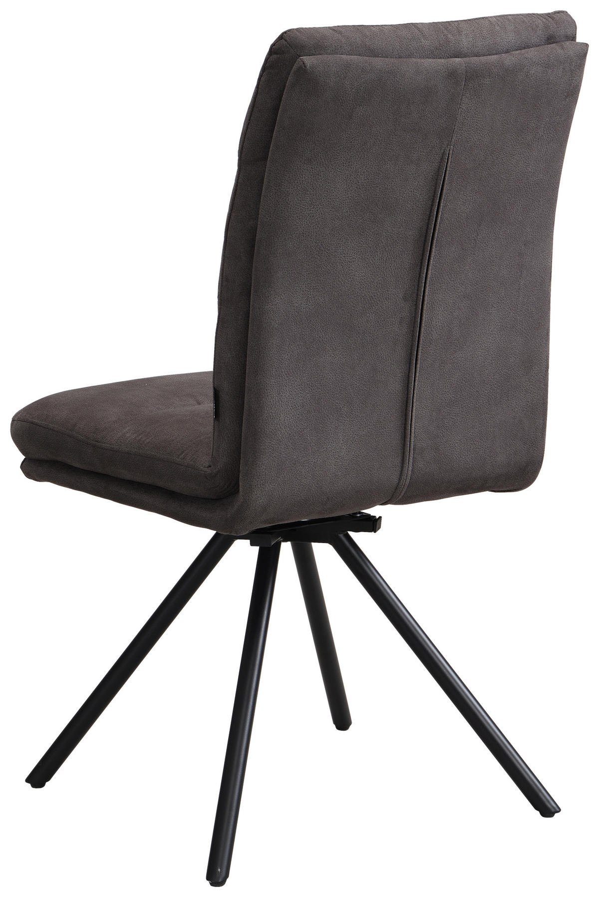STUHL - Schwarz/Grau, Design, Textil/Metall (46/92,5/65cm) - Cantus
