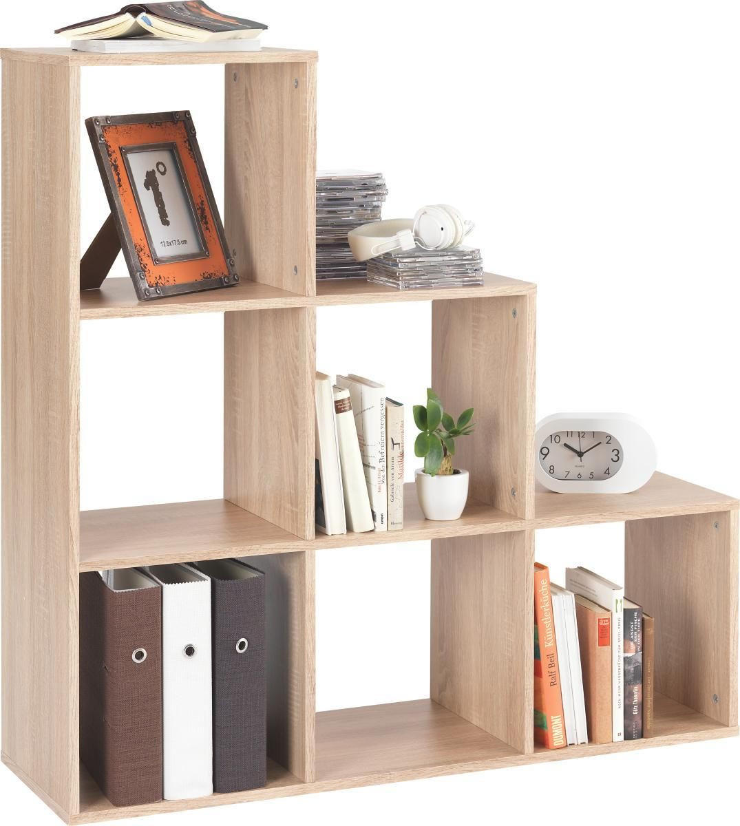 REGALELEMENT Sonoma Eiche  - Sonoma Eiche, LIFESTYLE, Holzwerkstoff (112/114/35cm) - Carryhome