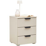 NACHTKÄSTCHEN 47/62/42 cm  in Champagner  - Champagner/Dunkelgrau, KONVENTIONELL, Glas/Holzwerkstoff (47/62/42cm) - Xora