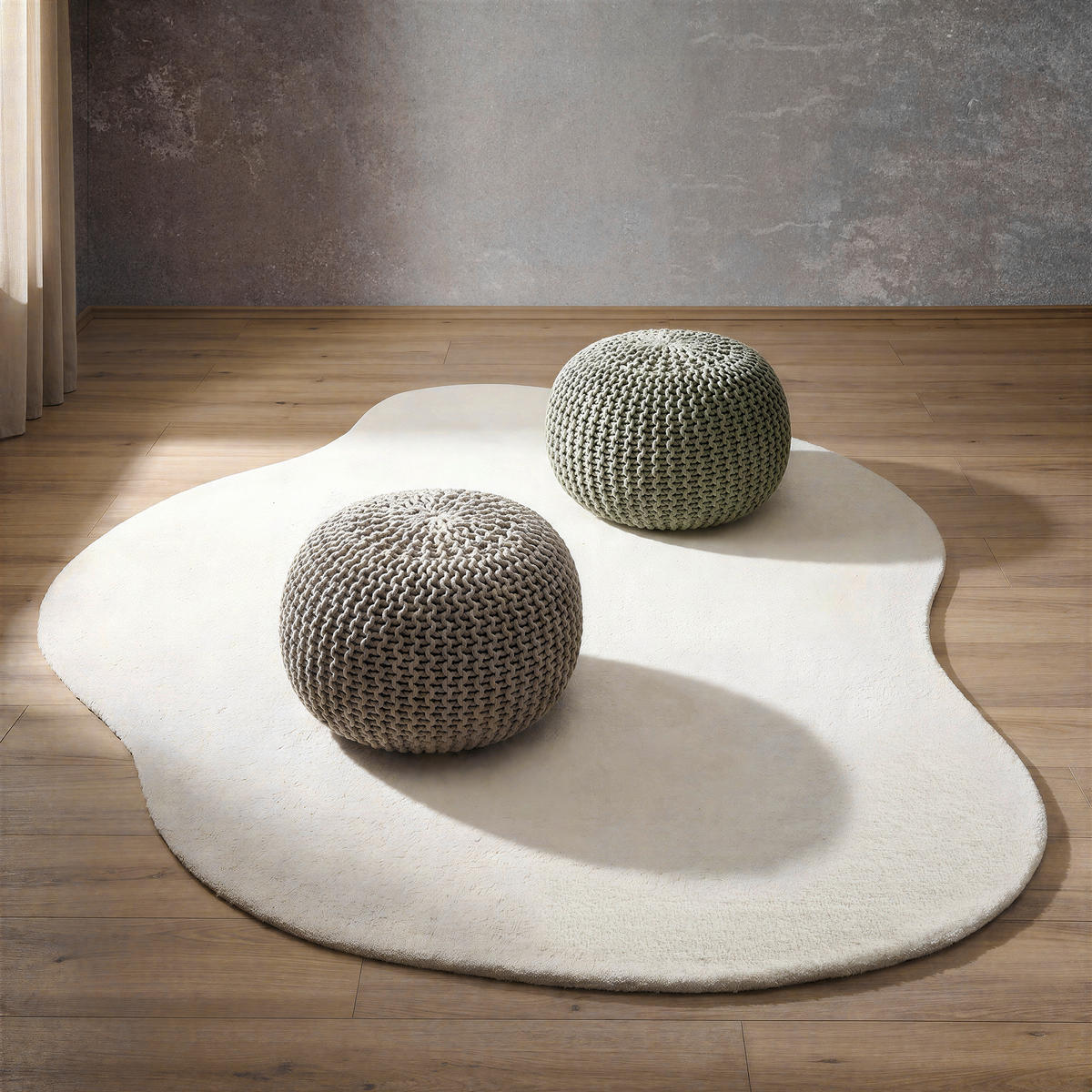 WOLLTEPPICH 160/230 cm Beige organisch  - Beige, Natur, Textil (160/230cm) - Linea Natura