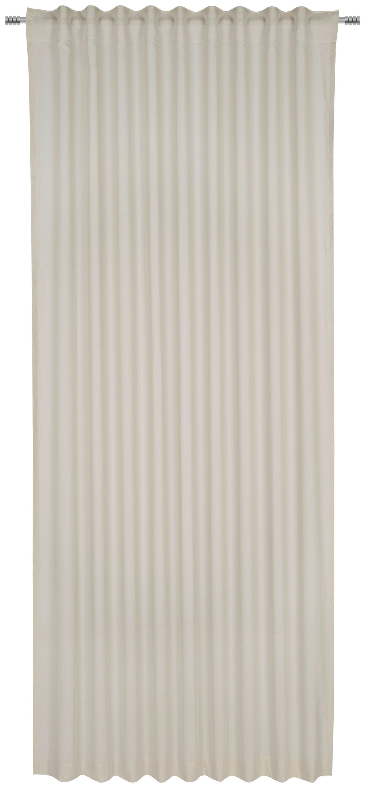 FERTIGVORHANG  transparent  140/255 cm   - Taupe, Basics, Textil (140/255cm) - Bio:Vio