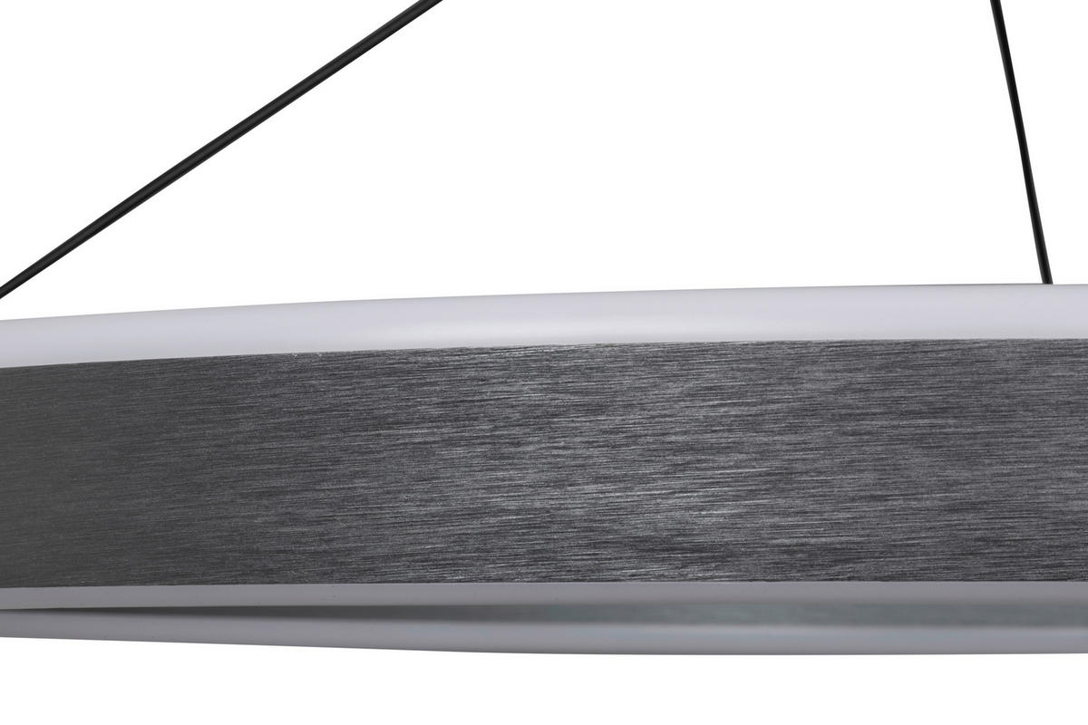 LED-HÄNGELEUCHTE 60/150 cm  - Grau, LIFESTYLE, Metall (60/150cm) - Ambiente