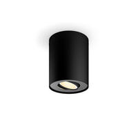 LED-STRAHLER Pillar 10,3/12/10,3 cm  - Schwarz, Basics, Metall (10,3/12/10,3cm) - Philips HUE