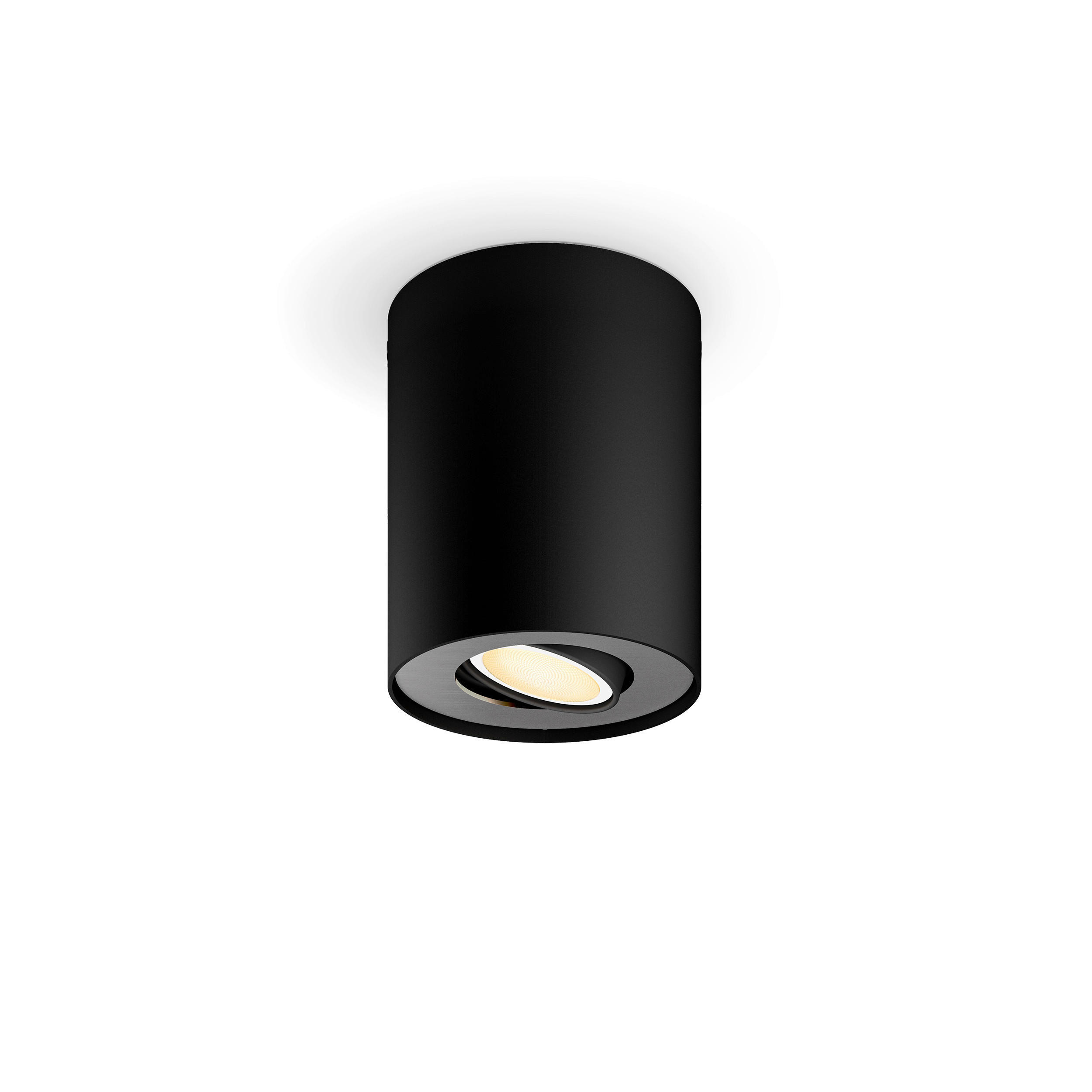 Philips HUE Led-Strahler Pillar Schwarz 12x10.3x10.3 cm