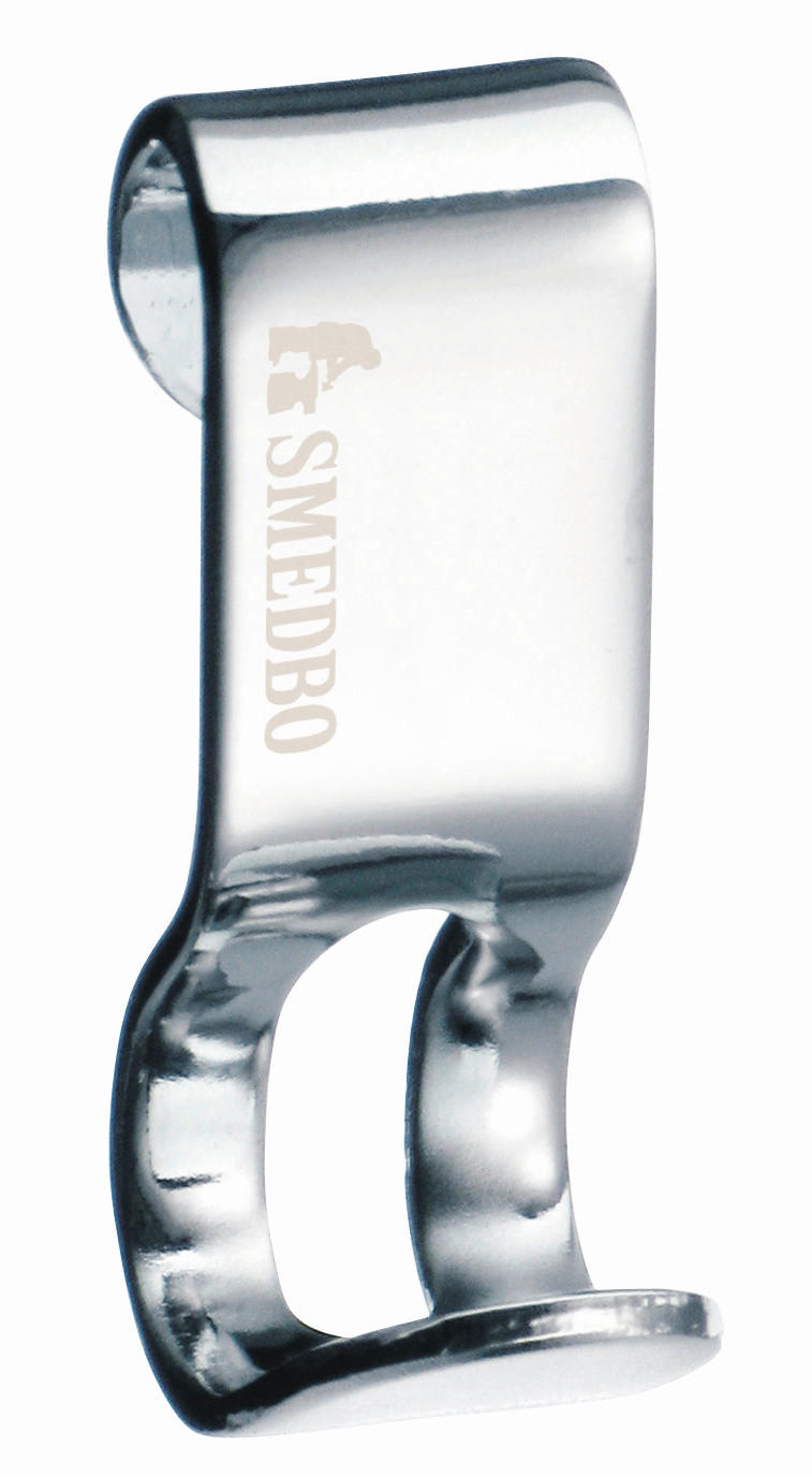 HÁČIK, chrómová - chrómová, Basics, kov (1,5/4,1/2,3cm)