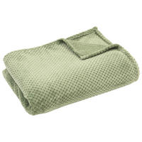 FLEECEDECKE NELE 150/200 cm  - Hellgrün, Basics, Textil (150/200cm) - Novel