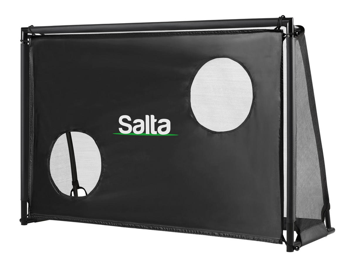 FUßBALLTOR  - Schwarz, KONVENTIONELL, Kunststoff/Metall (180/120/60cm) - Salta