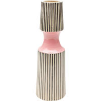 VASE 41 cm  - Hellrosa/Creme, Design, Keramik (14/41/14cm) - Kare-Design
