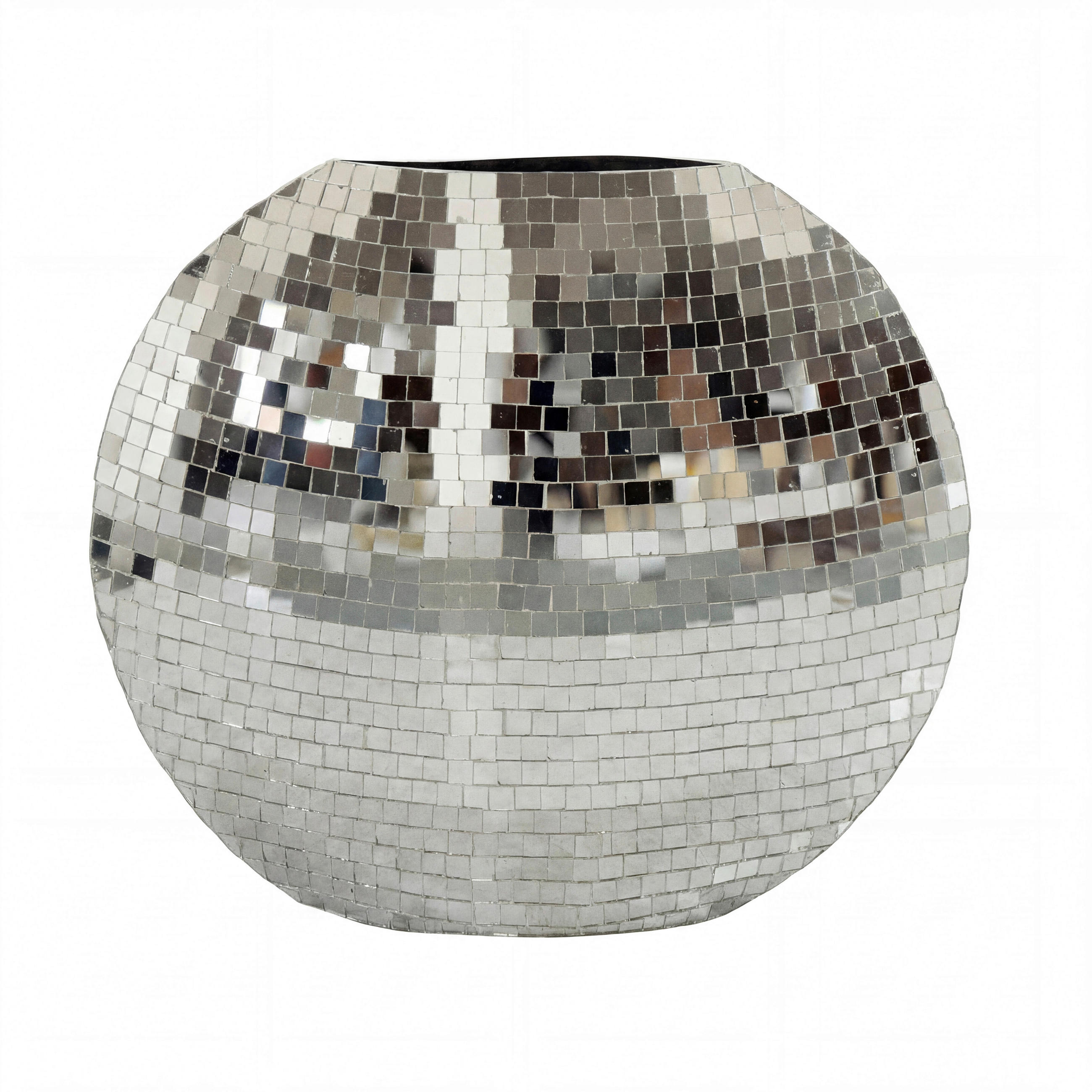 VASE 35 cm  - Silberfarben, Design, Metall (40/10/35cm) - Livetastic