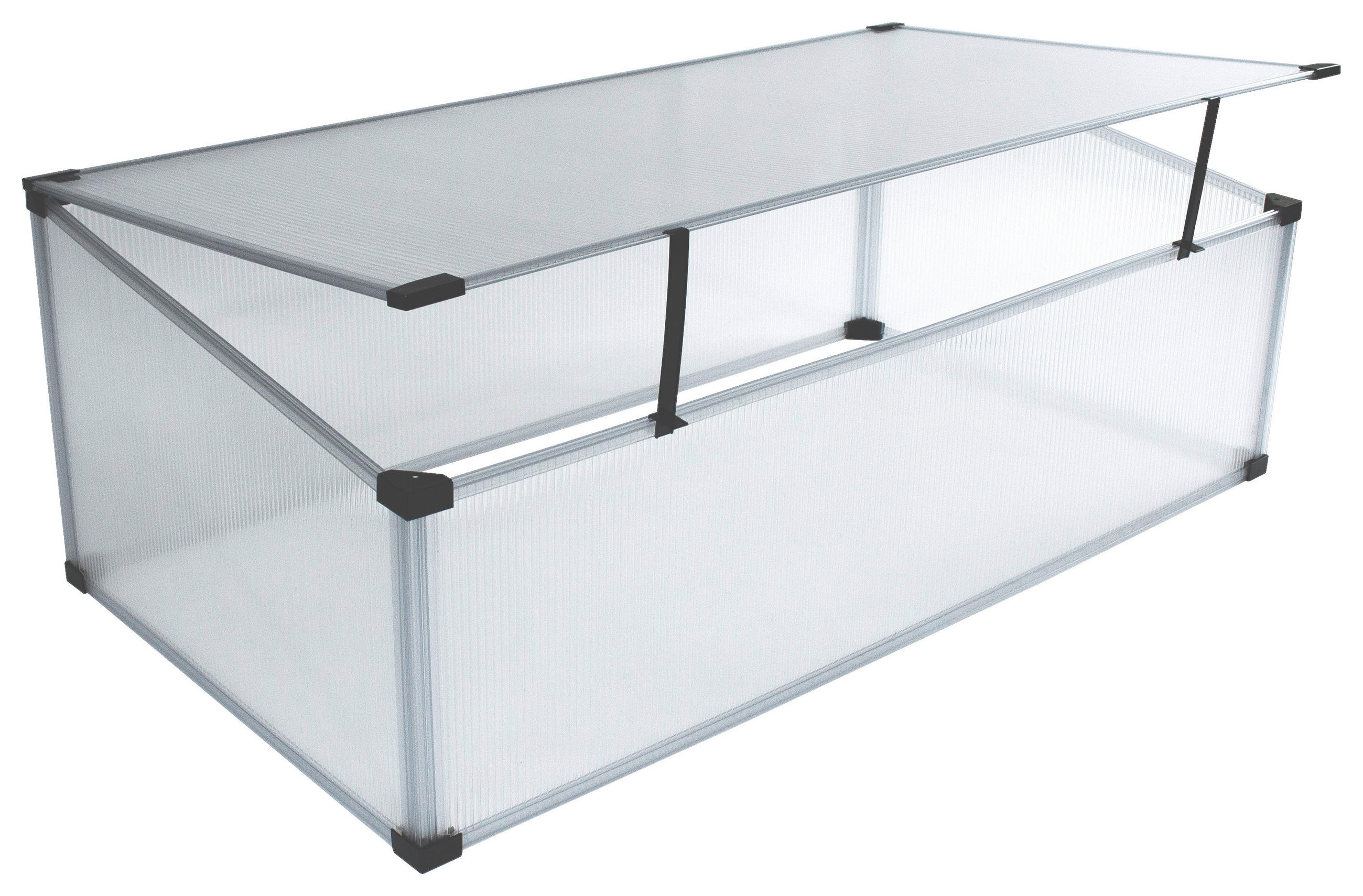 FRÜHBEETKASTEN - Alufarben, Basics, Kunststoff (56/36/104cm)
