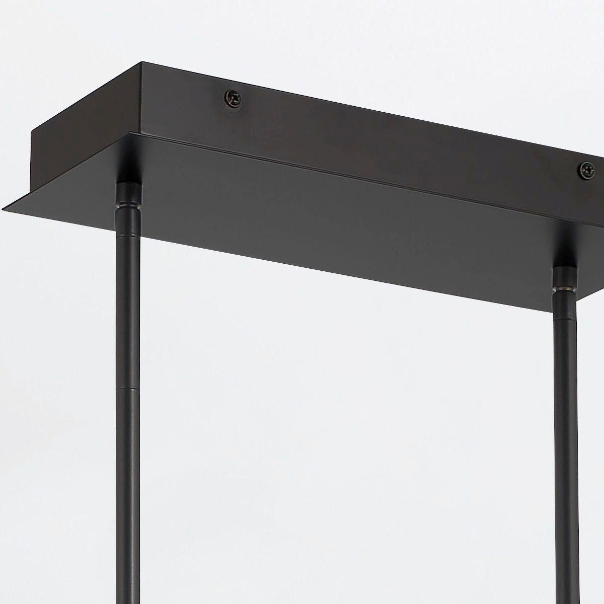 LED-HÄNGELEUCHTE 84/47,5/14 cm    - Schwarz, Design, Kunststoff/Metall (84/47,5/14cm) - Elstead Lighting