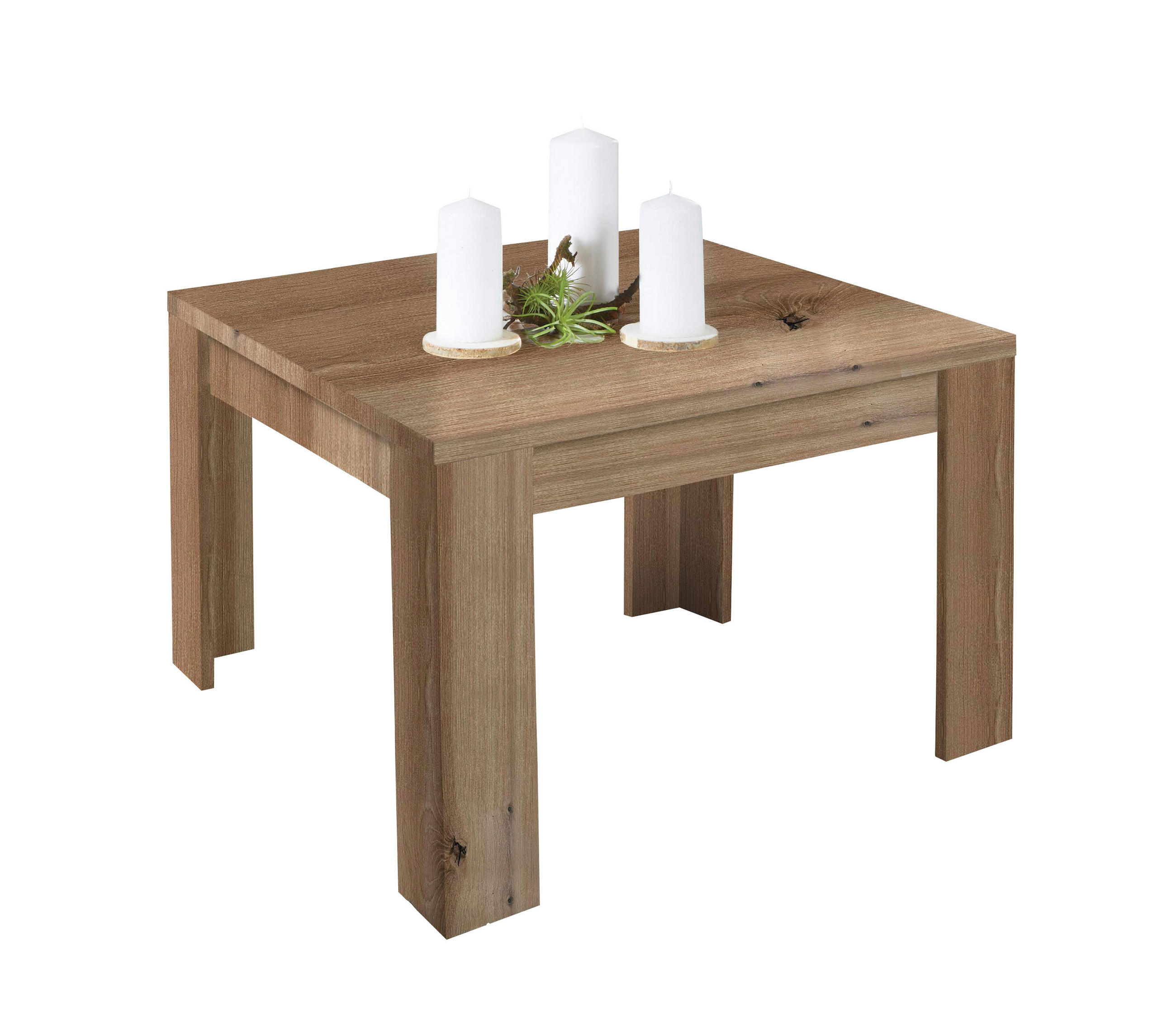 KLUBSKA MIZA, 50/46/50 cm barve hrasta  - barve hrasta, Moderno, leseni material (50/46/50cm) - Ti'me