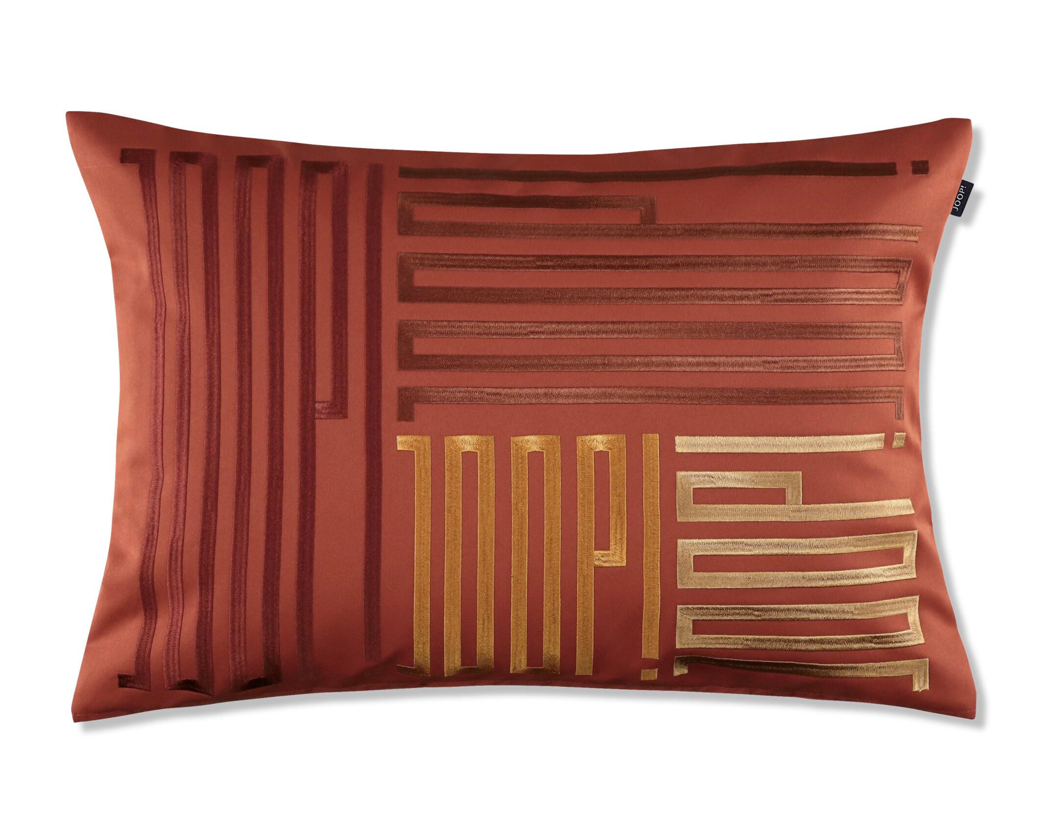 KISSENBEZUG J!Bars 40/60 cm  - Terracotta/Orange, Design, Textil (40/60cm) - Joop!