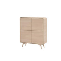 HIGHBOARD , 108/130/39 cm,  - Eichefarben, Design, Holz/Holzwerkstoff (108/130/39cm) - Livetastic