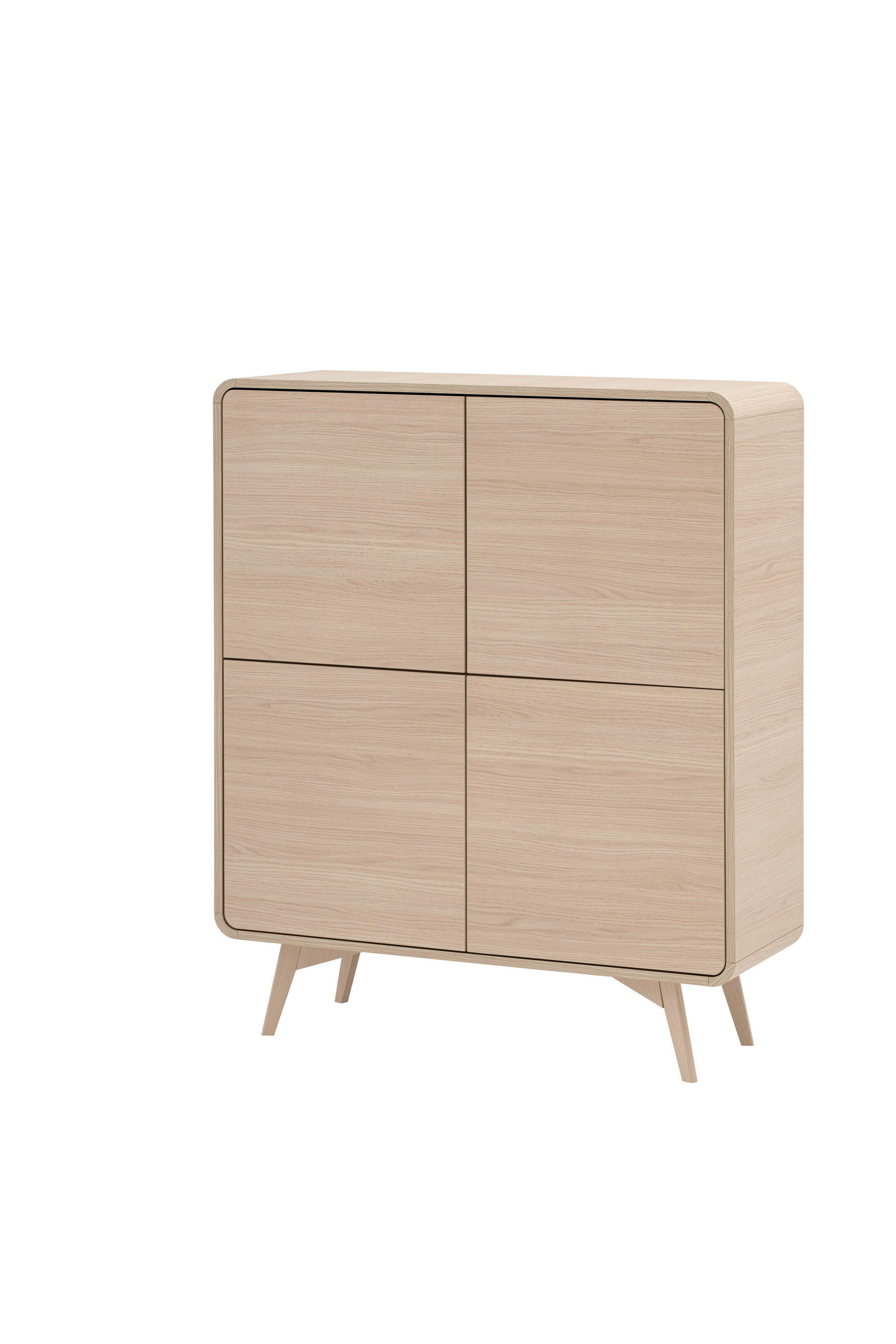 Livetastic Highboard Eiche 108x130x39 cm