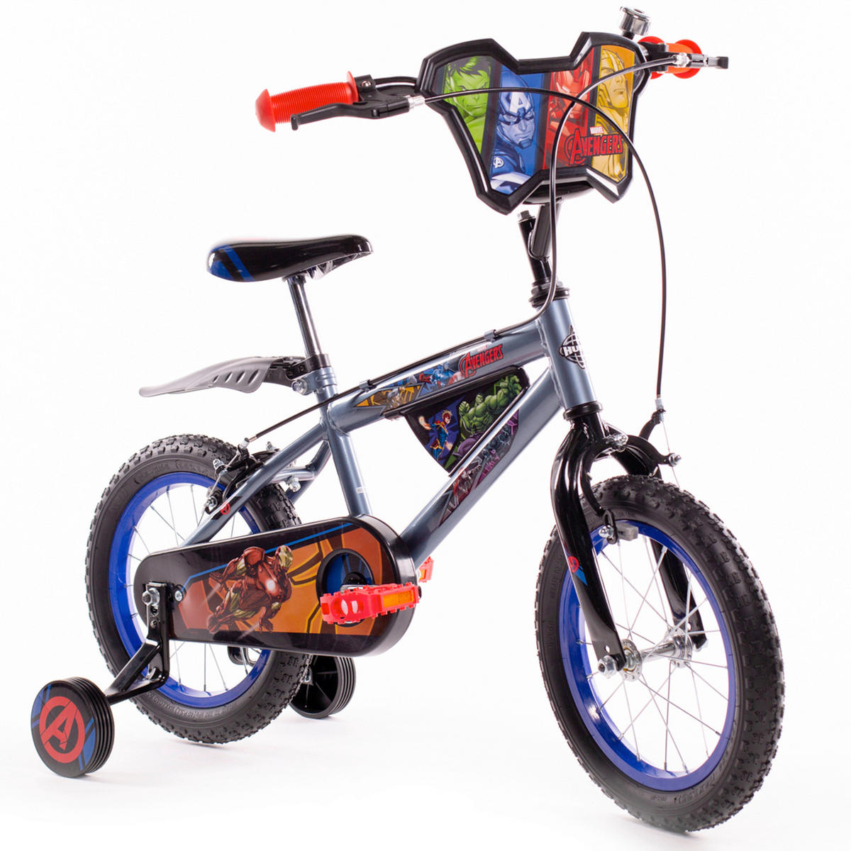 KINDERFAHRRAD 14 Zoll  - Grau, Basics, Metall (53,3/96,5/73,7cm)