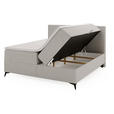 BOXBETT 160/200 cm  in Grau  - Schwarz/Grau, Design, Holz/Holzwerkstoff (160/200cm) - Xora