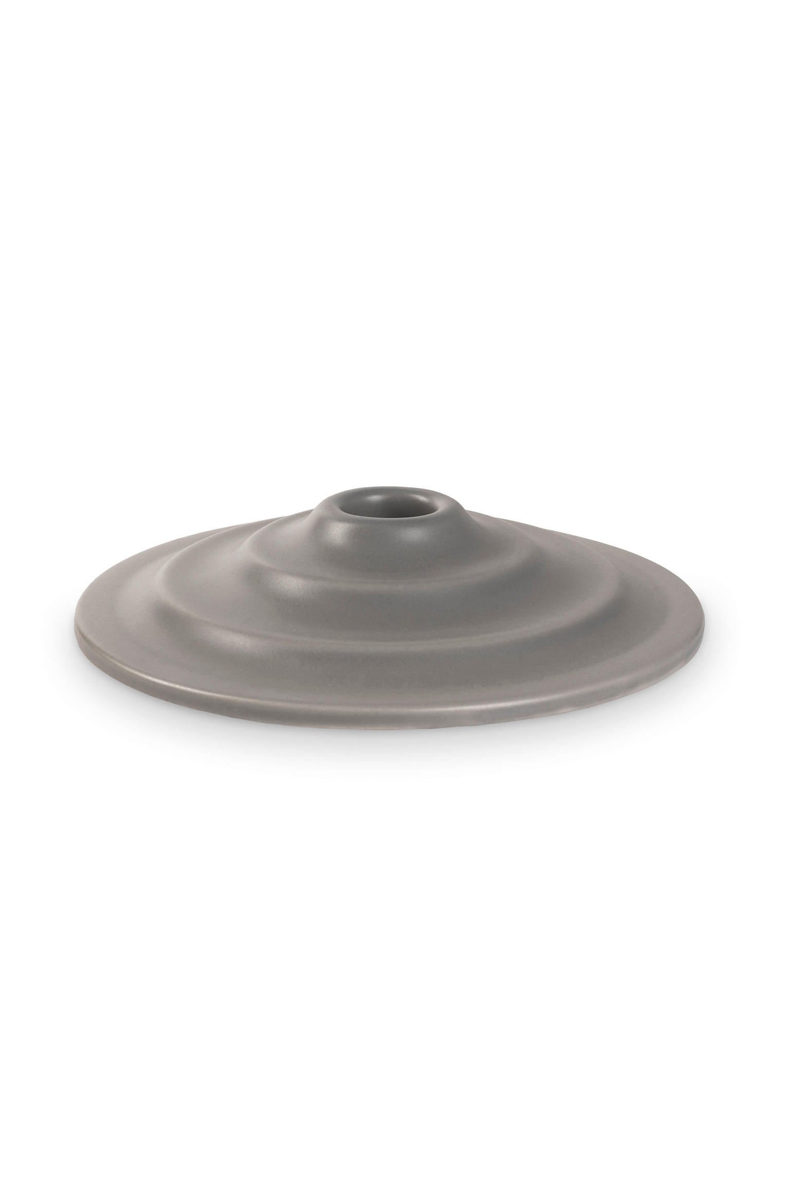 KERZENHALTER - Grau, Basics, Keramik (15/3cm) - Markslöjd