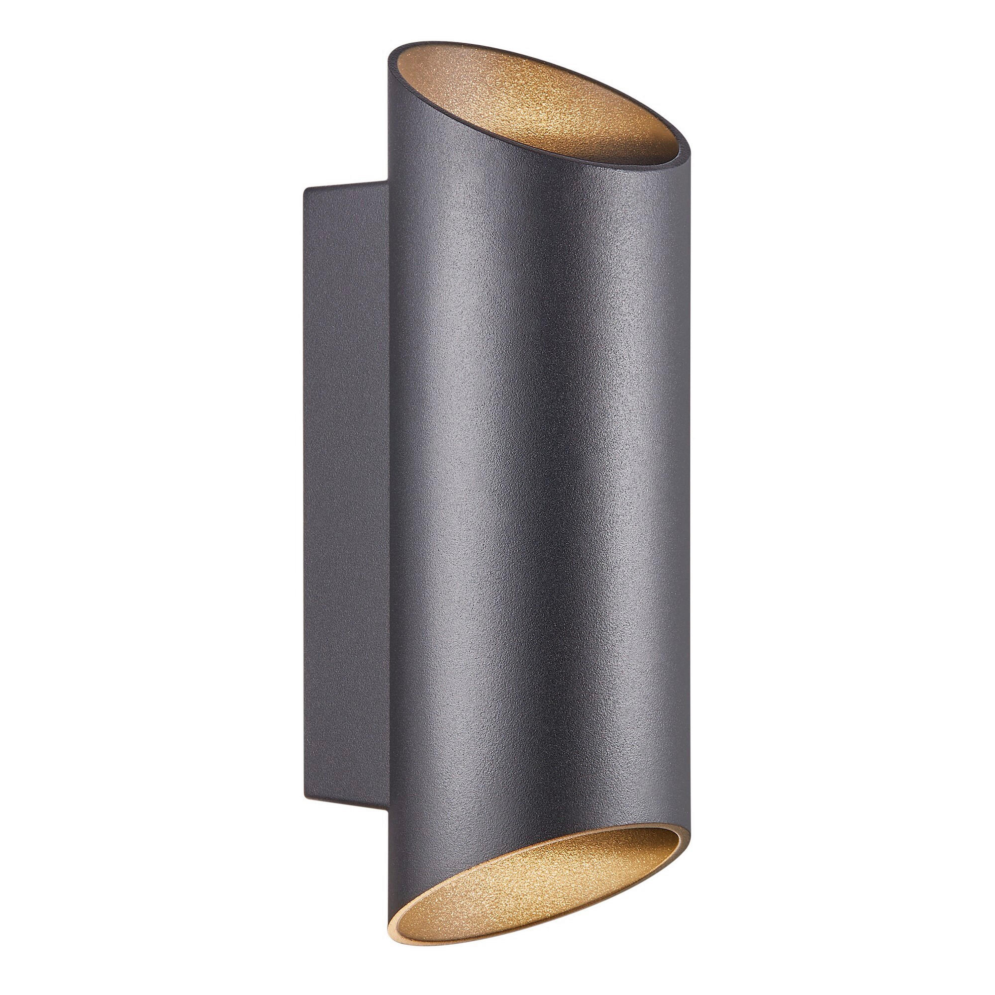 WANDLEUCHTE Nico 7,7/23,5 cm  - Schwarz, Design, Metall (7,7/23,5cm) - Nordlux