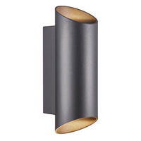 WANDLEUCHTE Nico 7,7/23,5 cm  - Schwarz, Design, Metall (7,7/23,5cm) - Nordlux