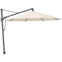 AMPELSCHIRM 400x400 cm Champagner  - Champagner/Anthrazit, KONVENTIONELL, Textil/Metall (400/400cm) - Glatz