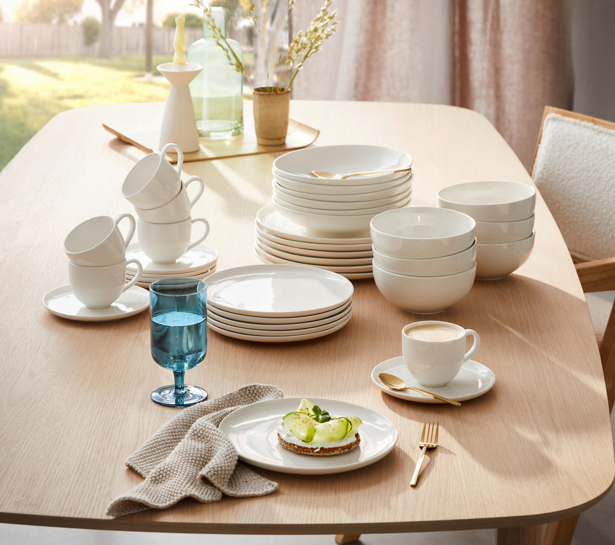 KOMBI SERVIS    42-dijelni   Skagen  - bijela, Design, keramika - Ritzenhoff Breker