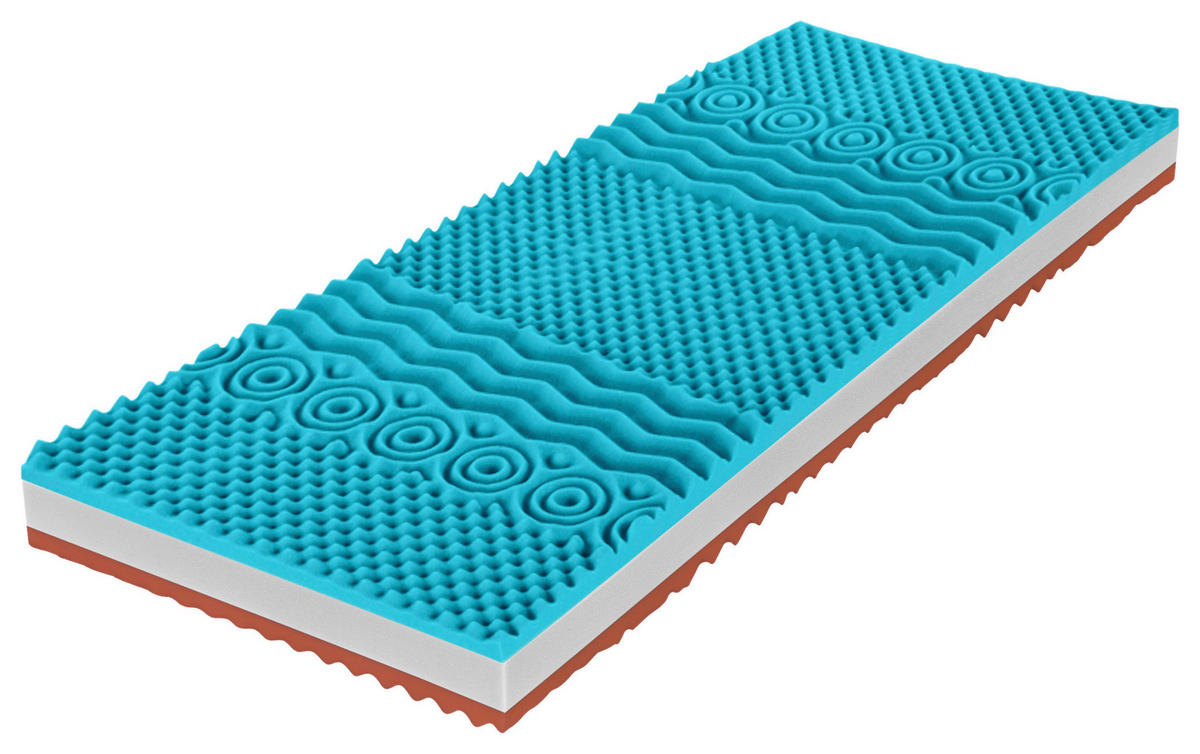 MATRACE Z VISCO PĚNY, 90/200 cm - bílá, Basics, textil (90/200cm) - Sleeptex