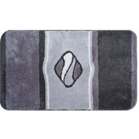 BADTEPPICH Jewel Anthrazit 70/120 cm  - Anthrazit, Basics, Kunststoff/Textil (70/120cm) - Grund