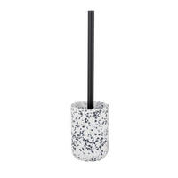 WC-BÜRSTENGARNITUR - Schwarz/Weiß, KONVENTIONELL, Kunststoff (9,5/36,5/9,5cm) - Schöner Wohnen