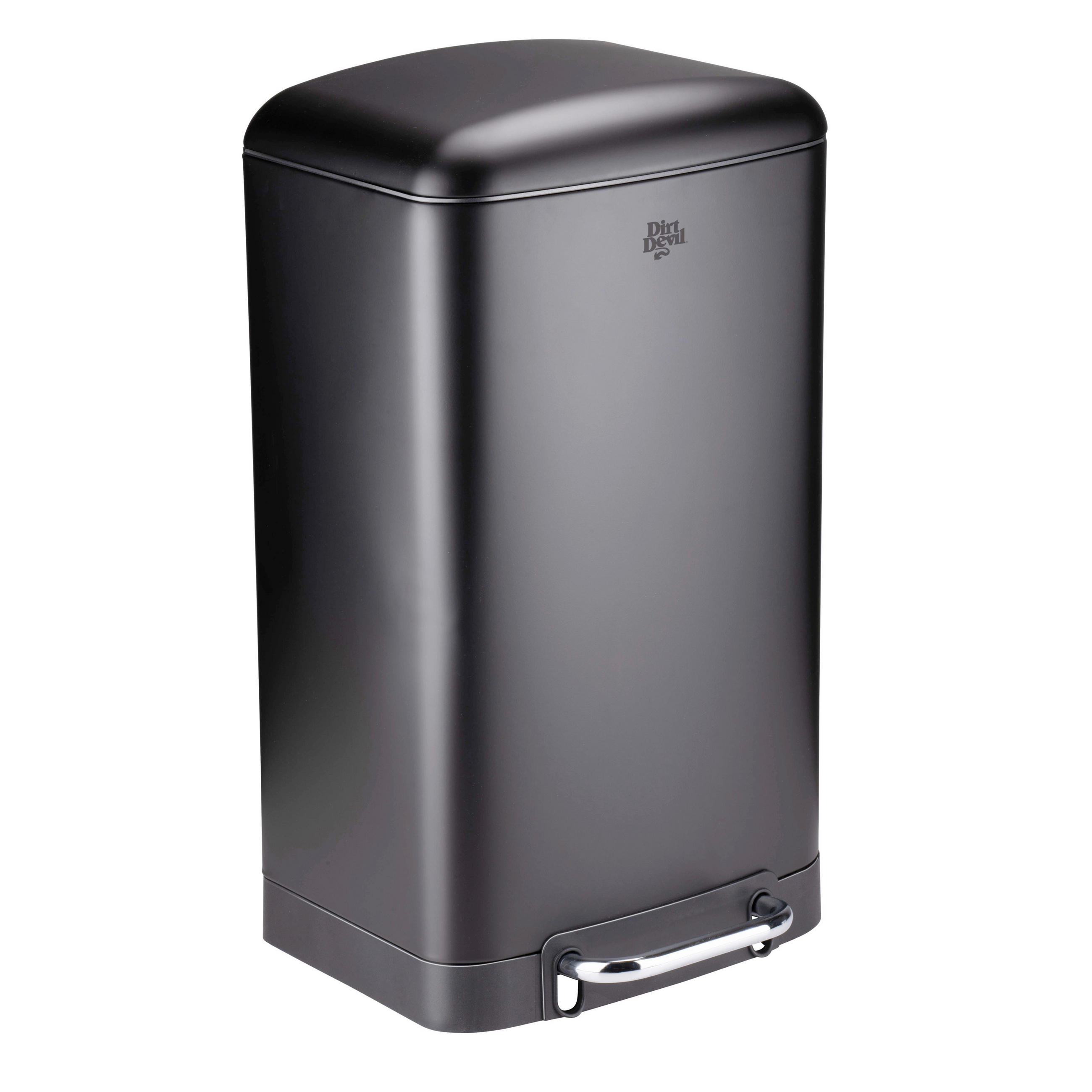 ABFALLSAMMLER 30 l  Metall  - Schwarz, Basics, Kunststoff/Metall (34,5/32,5/61,5cm) - Dirt Devil