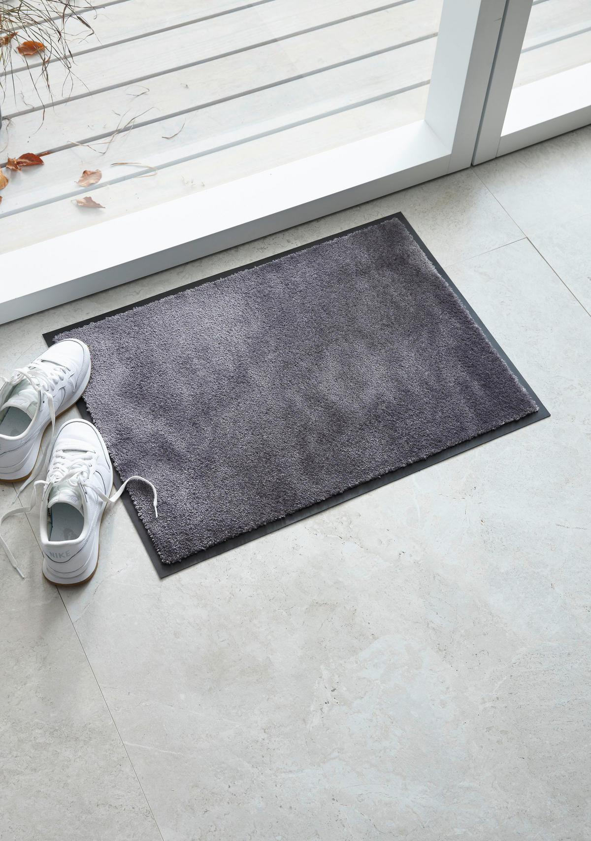 FUSSMATTE - Dunkelgrau, Konventionell, Textil (50/70cm) - Schöner Wohnen Teppi