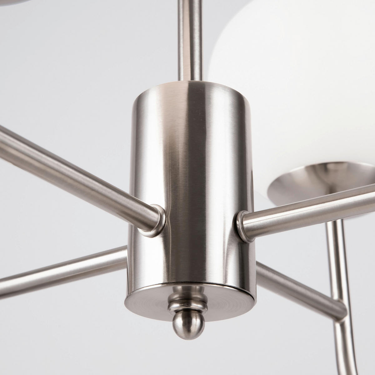 KRONLEUCHTER  96/57/26,5 cm   - Nickelfarben, Trend, Glas/Metall (96/57/26,5cm) - MAYTONI