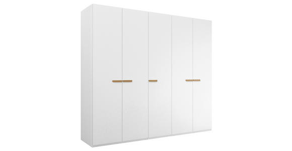 DREHTÜRENSCHRANK 251/235/60 cm 5-türig Weiß - Weiß, Trend, Holz/Holzwerkstoff (251/235/60cm) - Novel