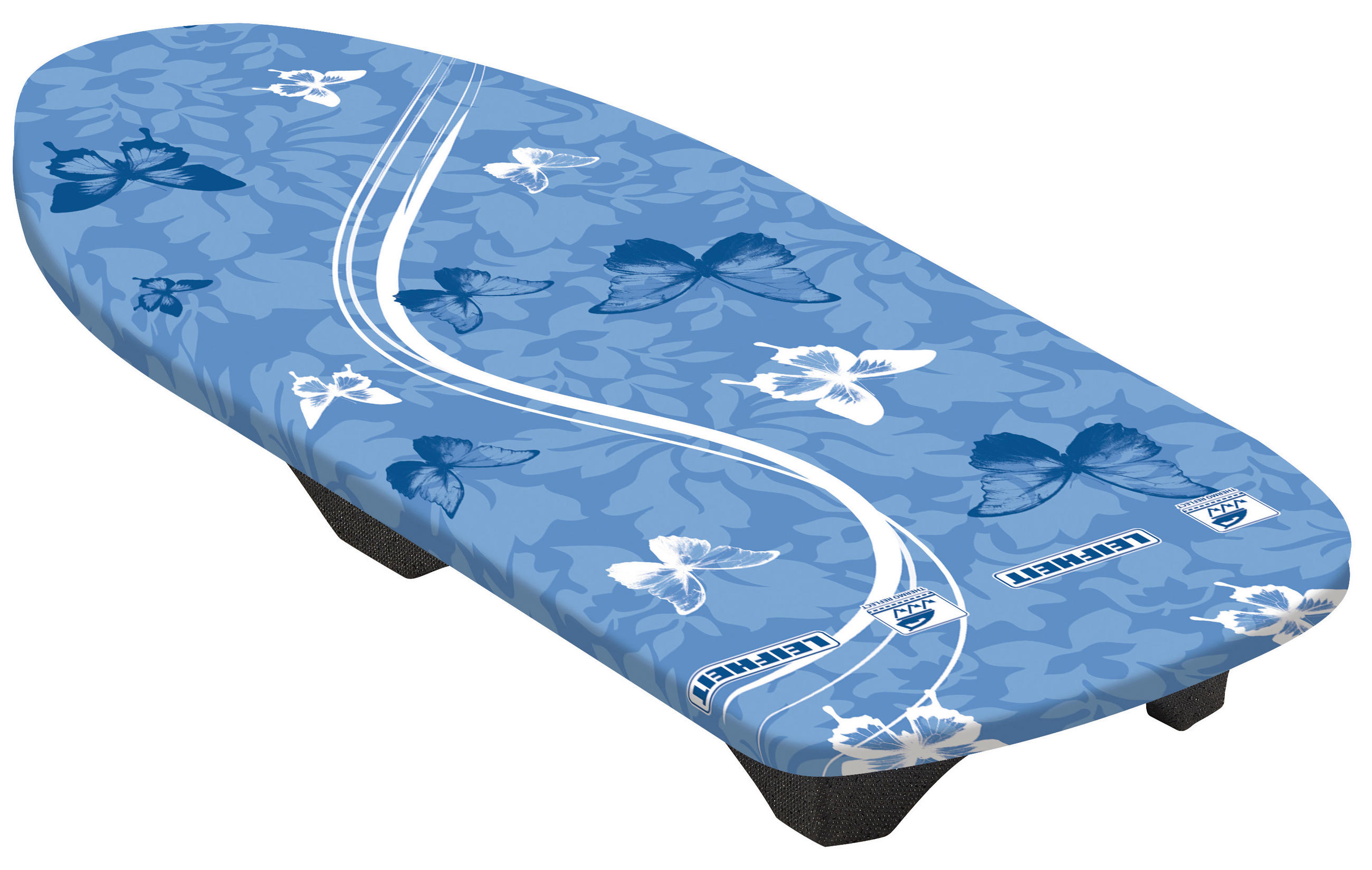 DASKA ZA GLAČANJE      73/30/7,5 cm  - bijela/plava, Design, tekstil (73/30/7,5cm) - Leifheit