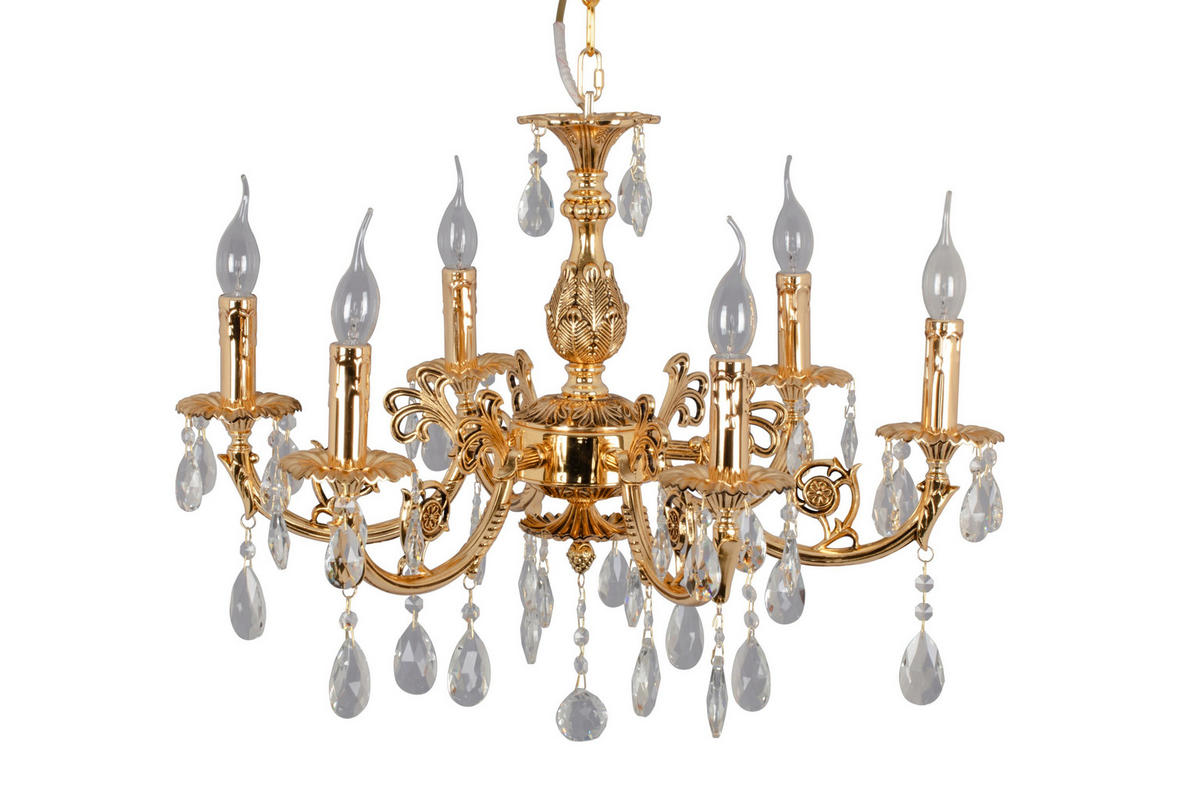 HÄNGELEUCHTE 67/52 cm   - Goldfarben, KONVENTIONELL, Metall (67/52cm)