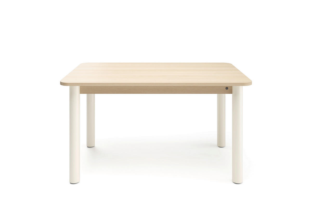 ESSTISCH in Metall, Holzwerkstoff 140/90/76 cm   - Hellbraun/Weiß, Natur, Holzwerkstoff/Metall (140/90/76cm) - Tom Tailor