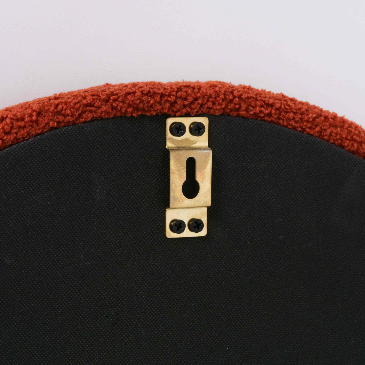 WANDSPIEGEL 60/76/4 cm    in oval  - Rotbraun, Basics, Glas/Holzwerkstoff (60/76/4cm) - Boltze Home