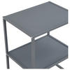 BEISTELLTISCH in Metall, Holzwerkstoff 43/33/60 cm  - Dunkelgrau, Design, Holzwerkstoff/Metall (43/33/60cm) - home24