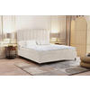 POLSTERBETT Lattenrost, Matratze 180/200 cm  in Creme  - Creme/Schwarz, LIFESTYLE, Holz/Textil (180/200cm) - Livetastic