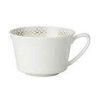 ŠALICA ZA ČAJ   220 ml  Jade Glam   - bijela/zlatne boje, Basics, keramika (8,7/6cm) - Rosenthal
