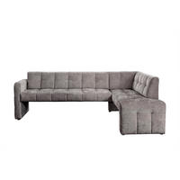 ROHOVÁ LAVICA, buk, cappuccino - čierna/cappuccino, Modern, drevo/kompozitné drevo (245/157cm) - Livetastic