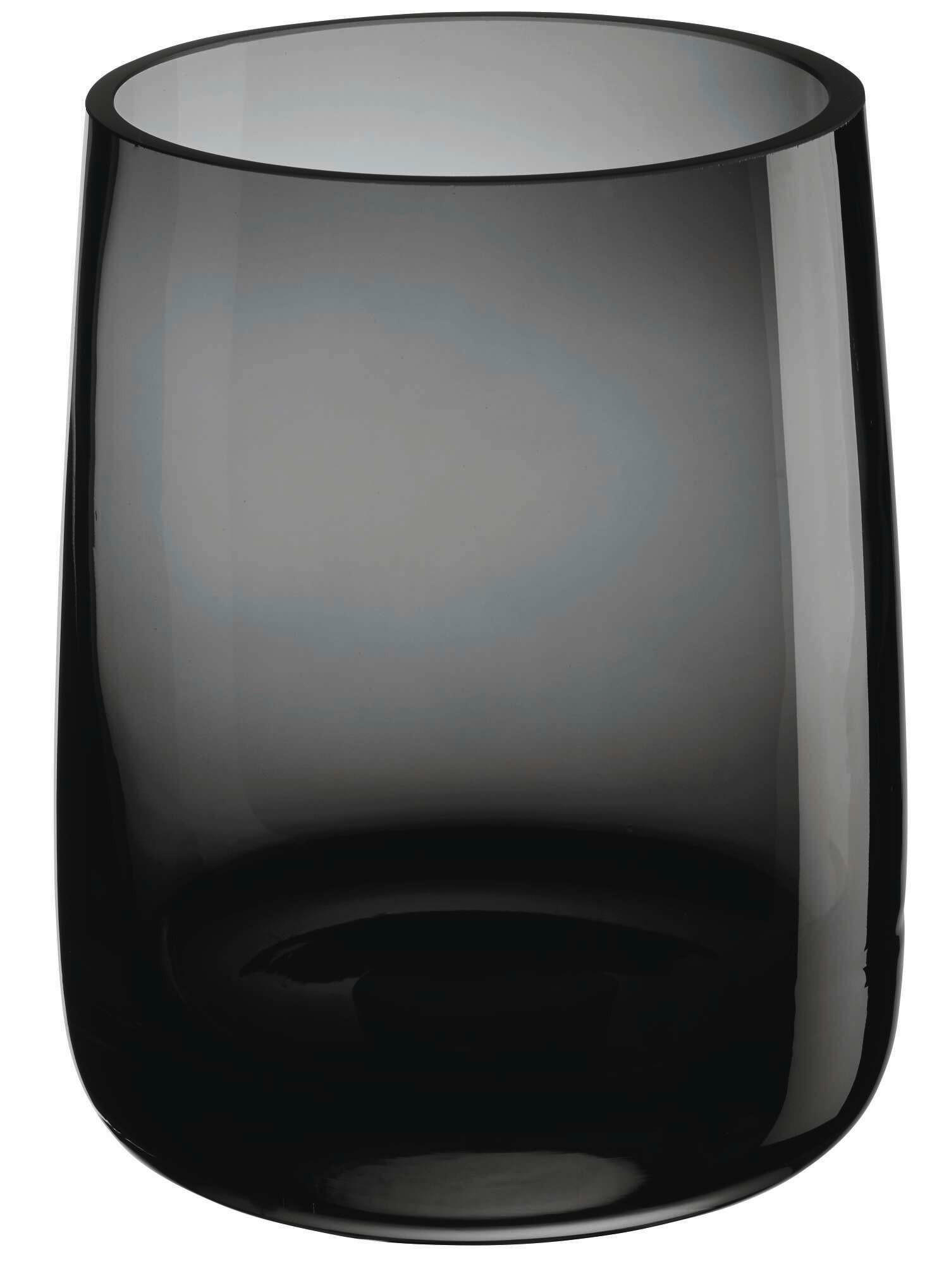 VASE 18 cm - Dunkelgrau, Basics, Glas (14,5/18cm) - ASA
