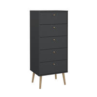 BYRÅ 50,2/120,1/39,1 cm  - grå/ekfärgad, Design, trämaterial (50,2/120,1/39,1cm) - Best Price